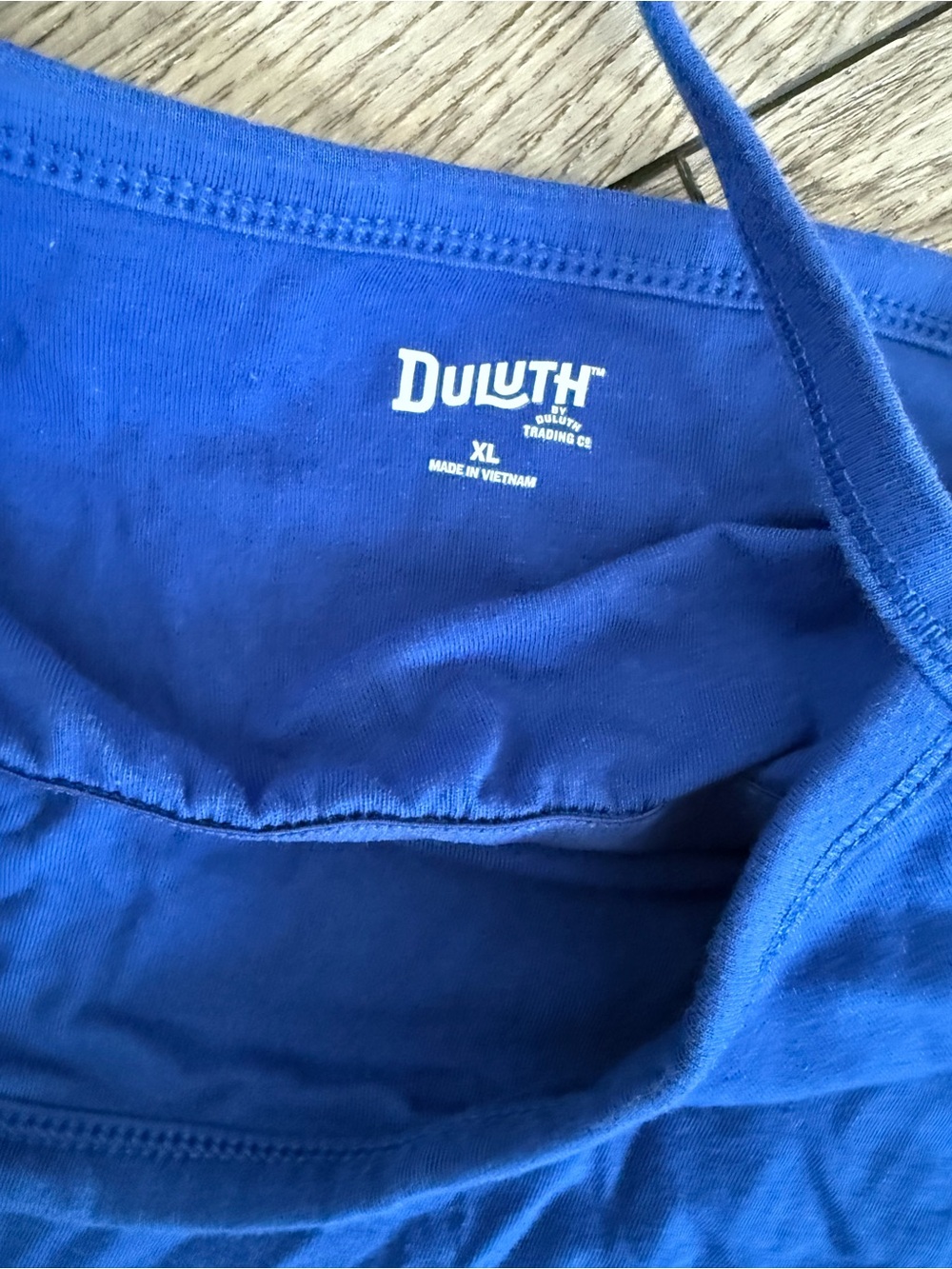 Duluth Trading Co Royal Blue Spaghetti Strap Camisole - Picture 2 of 2